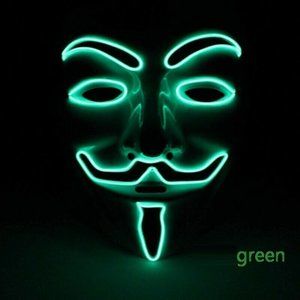 Clubbing Rave Party Light Up Scary LED Mask Costume Cosplay